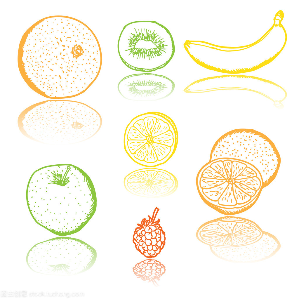 多彩水果