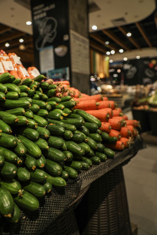 黄瓜蔬菜商场超市商品货物摄影图 摄影